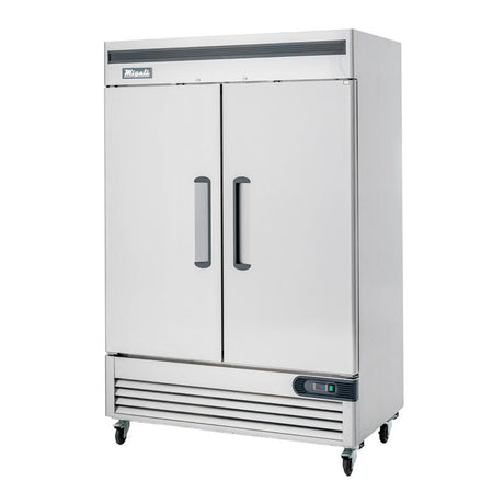 Migali C-2RB-HC 54” Bottom Mount Double Solid Door Reach-In Refrigerator 49 Cu Ft - Kitchen Pro Restaurant Equipment