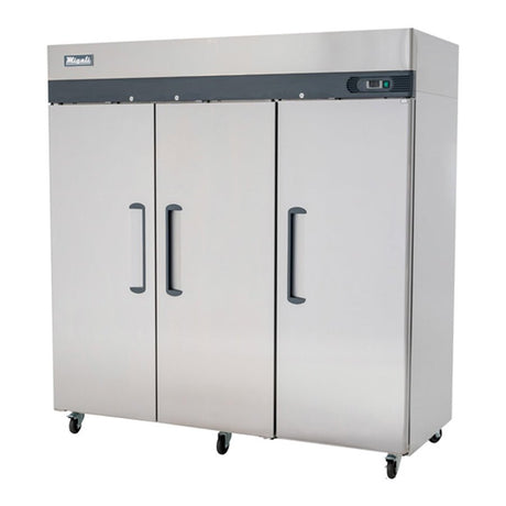 Migali C-3F-HC 78" Triple Solid Door Reach-In Freezer 72 Cu Ft - Kitchen Pro Restaurant Equipment