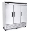Migali C-3FB-HC 82" Triple Solid Door Reach-In Freezer 72 Cu Ft - Kitchen Pro Restaurant Equipment
