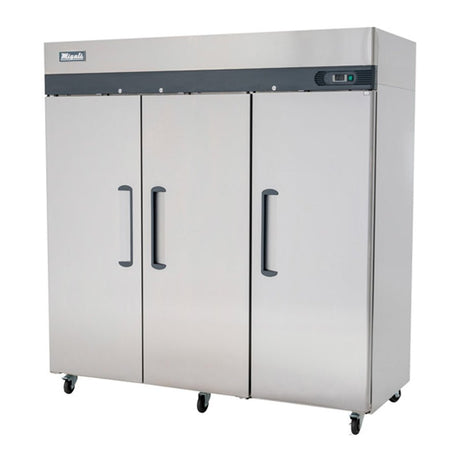 Migali C-3R-HC 3-Door Reach-In Refrigerator - 72 Cu Ft - Kitchen Pro Restaurant Equipment