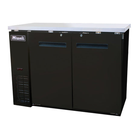 Migali C-BB48-HC 48.75” Refrigerated Back Bar Cabinet 11.8 Cu Ft - Kitchen Pro Restaurant Equipment