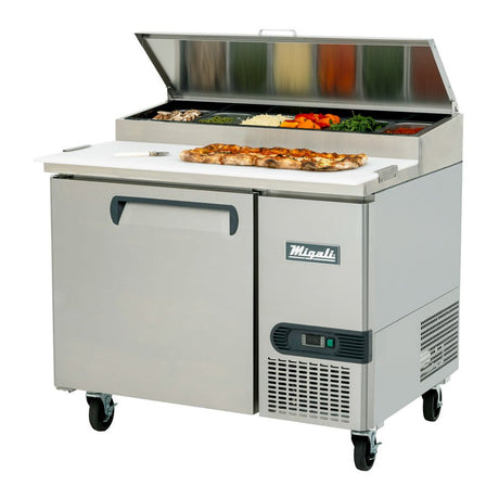 Migali C-PP44-HC 44" Refrigerated Pizza Prep Table (1) Door - Kitchen Pro Restaurant Equipment