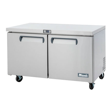 Migali C-U60F-HC Double Door Undercounter Freezer – 18.2 Cu Ft - Kitchen Pro Restaurant Equipment