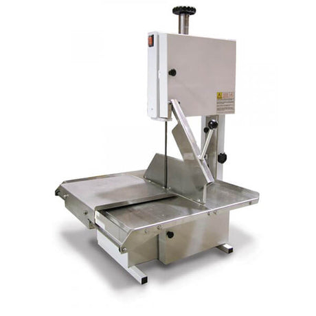 Omcan 10274 Tabletop Vertical Band Saw with 74" Blade - 0.5 HP, 220V - Kitchen Pro Restaurant Equipment