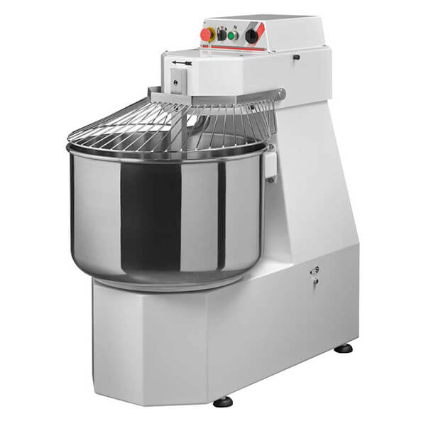 Omcan 13173 110 lb. Heavy Duty Two Speed Spiral Dough Mixer - 208V, 3 Phase - Kitchen Pro Restaurant Equipment