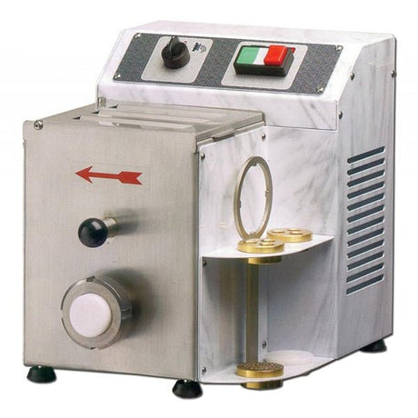 Omcan-13317 Countertop Marble White Pasta Machine 0.5 HP Countertop 3 lbs 110V - Kitchen Pro Restaurant Equipment