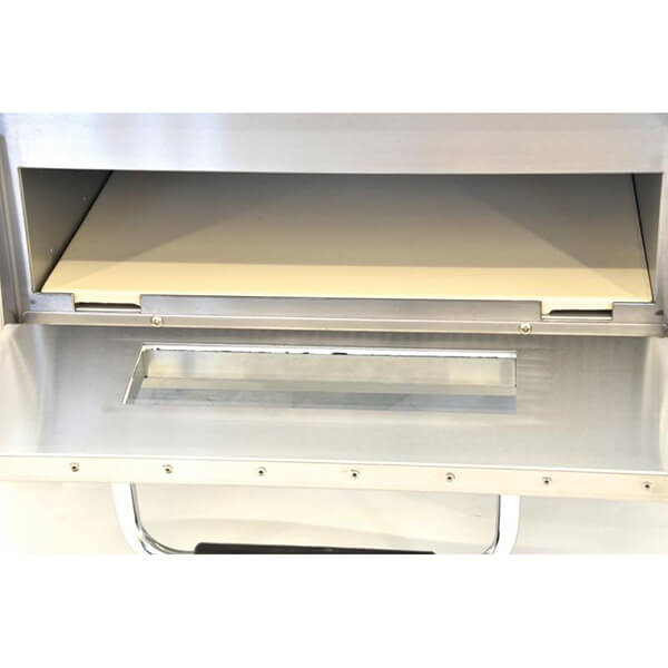 Omcan 39580 18" Commercial Double Deck Countertop Pizza Oven - 240V, 3200W - Kitchen Pro Restaurant Equipment