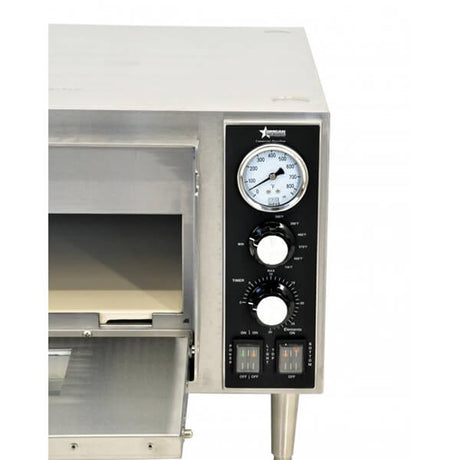 Omcan 39580 18" Commercial Double Deck Countertop Pizza Oven - 240V, 3200W - Kitchen Pro Restaurant Equipment