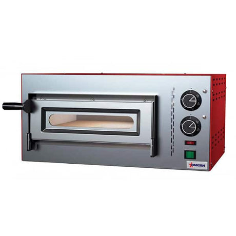 Omcan 40633 Pizza Oven Single Chamber Compact Series 2200W - Kitchen Pro Restaurant Equipment