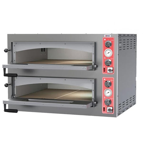 Omcan 40636 Pizza Oven Double Chamber Entry Max Series 11,200W (3) Phase - Kitchen Pro Restaurant Equipment