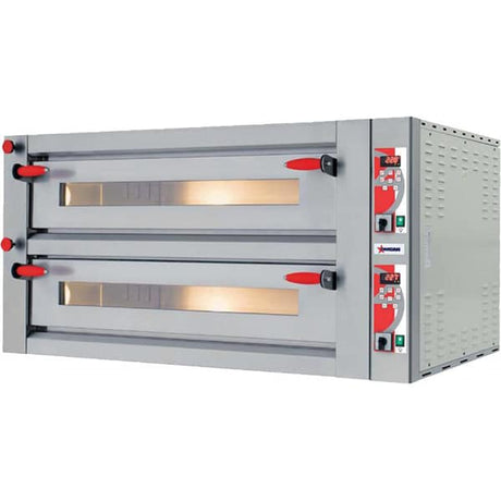 Omcan 40643 Pizza Oven Double Chamber Pyralis Series Digital 18,000W - Kitchen Pro Restaurant Equipment