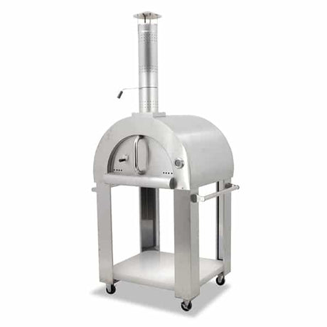 Omcan 43113 Pizza Oven Wood Burning Stainless Steel - Kitchen Pro Restaurant Equipment