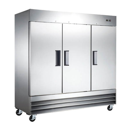 Omcan 50027 Solid Door Reach-In Freezer - 72 Cu Ft - Kitchen Pro Restaurant Equipment
