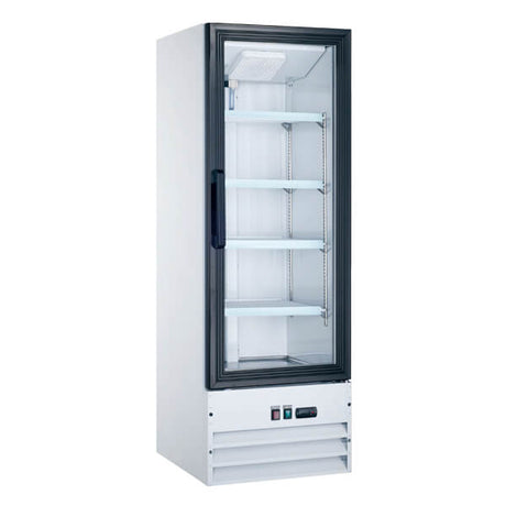 Omcan 50033 Swing Glass Door Merchandiser Refrigerator 9 Cu Ft - Kitchen Pro Restaurant Equipment