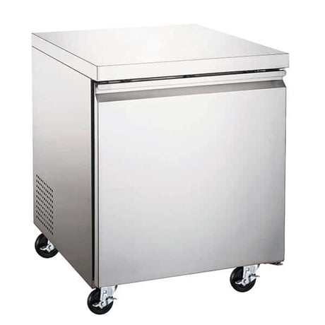 Omcan 50053 27" Single Door Undercounter Freezer - 6.3 Cu Ft - Kitchen Pro Restaurant Equipment