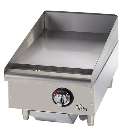Star 615TF Star-Max® Gas Griddle Thermostatic Steel Plate 15" - Kitchen Pro Restaurant Equipment