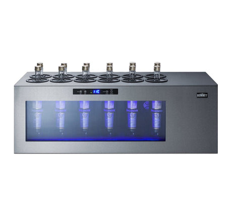 Summit STC12 36" One Section Countertop Wine Cooler (1) Zone - 12 Bottle Capacity, 115v - Kitchen Pro Restaurant Equipment