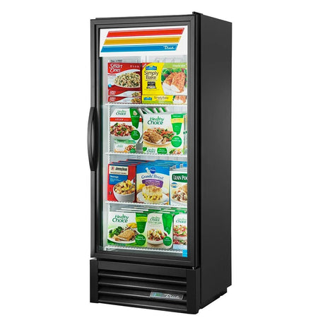True GDM-12F-HC-TSL01 24 7/8" One Section Display Freezer with Swing Door - Bottom Mount Compressor - Kitchen Pro Restaurant Equipment