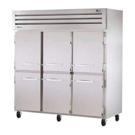 True STA3F-6HS 78" Three Section Reach In Freezer, (6) Solid Door, 208 230v - Kitchen Pro Restaurant Equipment