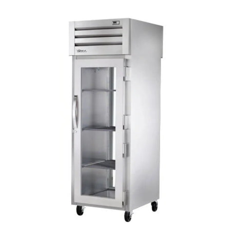 True STR1RPT-1G-1G-HC 27 1/2" One Section Pass Thru Refrigerator, (1) Right Hinge Glass Door, 115v - Kitchen Pro Restaurant Equipment