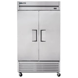 True® T-43-HC Two Section Solid Door Reach in Stailness Steel Refrigerator 47" - 43 Cu Ft - Kitchen Pro Restaurant Equipment