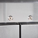 True® T-49-HC Two Section Solid Door Reach in Stainless Steel Refrigerator 54" - 49 Cu Ft - Kitchen Pro Restaurant Equipment