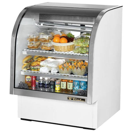 True TCGG-36-LD Refrigerated Deli Case with Curved Glass 36 inch - Kitchen Pro Restaurant Equipment