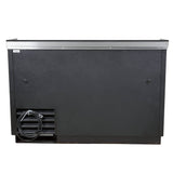 True® TD-50-18-HC Black Bottle Cooler Horiontal 24 Cases 50" - Kitchen Pro Restaurant Equipment