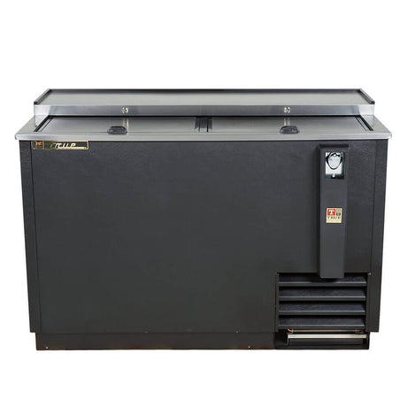 True® TD-50-18-HC Black Bottle Cooler Horiontal 24 Cases 50" - Kitchen Pro Restaurant Equipment