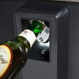 True® TD-65-24-HC Black Vinyl Bottle Cooler - Holds (528) 12 oz Bottles 64.5" - Kitchen Pro Restaurant Equipment