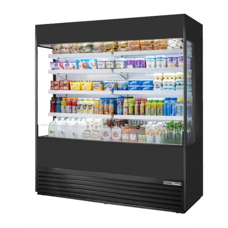 True TOAM-72GS-HC-NSL01 72" Open Vertical Air Curtain Refrigerated Merchandiser - Kitchen Pro Restaurant Equipment