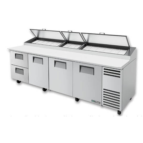 True TPP-AT-119D-2-HC Pizza Prep Table 2 Drawers 15 Pans 119 inch - Kitchen Pro Restaurant Equipment