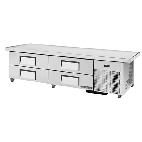 True TRCB-79-86 Refrigerated Chef Base 4 Drawers 79 inch Extended Top - Kitchen Pro Restaurant Equipment