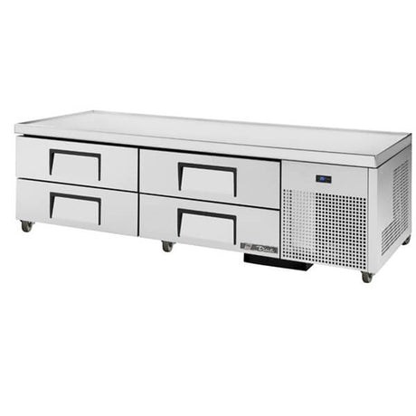True TRCB-79 Refrigerated Chef Base 4 Drawers 79 inch - Kitchen Pro Restaurant Equipment