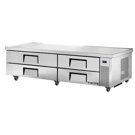 True TRCB-82-84 Refrigerated Chef Base 4 Drawers 82 inch Extended Top - Kitchen Pro Restaurant Equipment