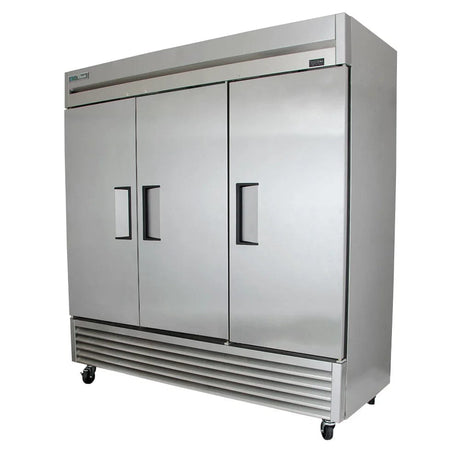 True TS-72-HC 78 1/10" Three Section Reach In Refrigerator - Kitchen Pro Restaurant Equipment