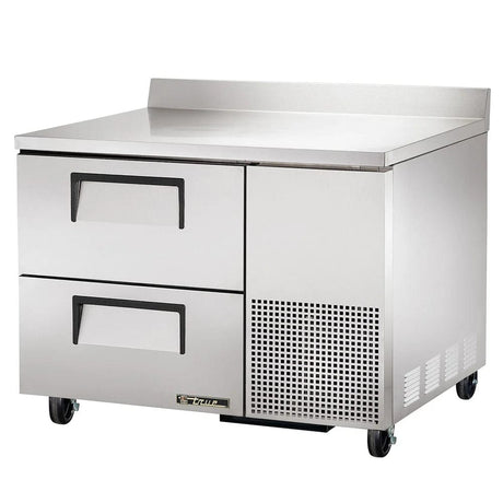 True TWT-44D-2-HC 45" Worktop Refrigerator with Two Drawers 11 Cu Ft - Kitchen Pro Restaurant Equipment