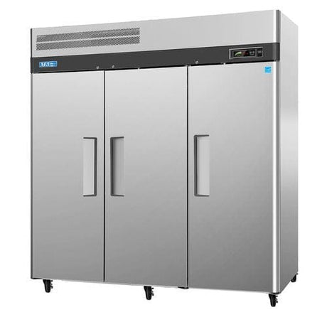 Turbo Air M3F72-3-N 78" Commercial Reach-In Freezer Three Section - Kitchen Pro Restaurant Equipment
