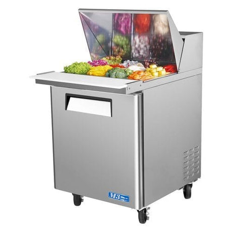 Turbo Air MST-28-12-N 28" Sandwich Salad Prep Table With Refrigerated Base - Kitchen Pro Restaurant Equipment