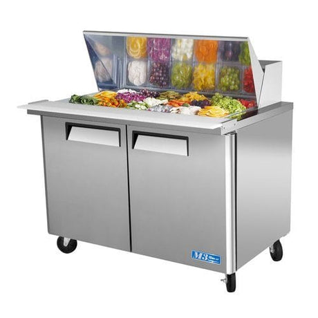 Turbo Air MST-48-18-N 48" Sandwich Salad Prep Table With Refrigerated Base - Kitchen Pro Restaurant Equipment