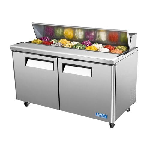 Turbo Air MST-60-N 60" Sandwich Salad Prep Table With Refrigerated Base - Kitchen Pro Restaurant Equipment