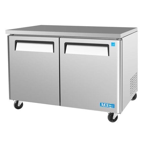 Turbo Air MUF-48-N Under counter Freezer 12 cu ft Two Door - Kitchen Pro Restaurant Equipment