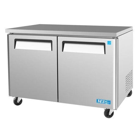 Turbo Air MUF-48-N Under counter Freezer 12 cu ft Two Door - Kitchen Pro Restaurant Equipment