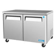 Turbo Air MUF-48-N Under counter Freezer 12 cu ft Two Door - Kitchen Pro Restaurant Equipment