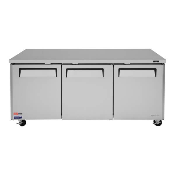 Turbo Air MUR-72-N Undercounter Refrigerator 19 cu ft 3 Doors - Kitchen Pro Restaurant Equipment