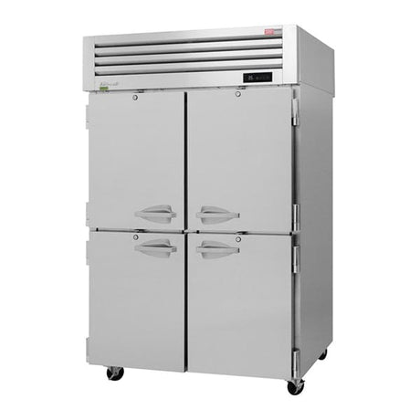 Turbo Air PRO-50-4R-N 52" 2-Section Half Solid Door Reach-In Top Mount Refrigerator - Kitchen Pro Restaurant Equipment
