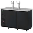 Turbo Air TBD-2SBD-N6 59" Draft Beer System 2 Towers 4 Taps w/ (2) Keg Capacity - Kitchen Pro Restaurant Equipment