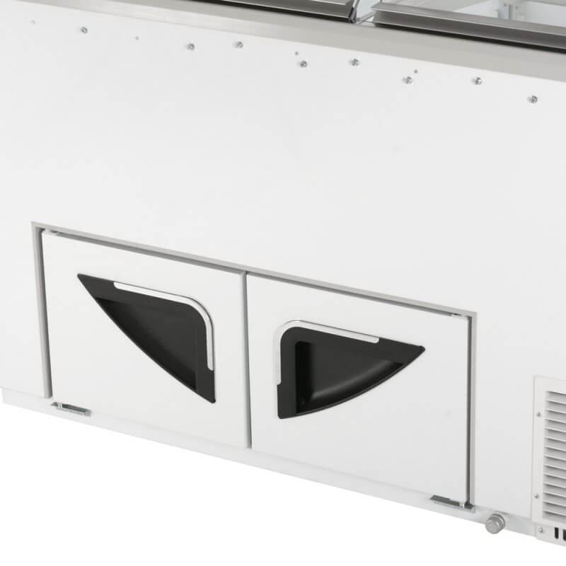 Turbo Air TIDC-47G-N Ice Cream Dipping Cabinet 47" Green - Kitchen Pro Restaurant Equipment