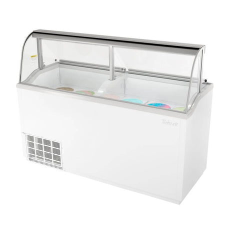 Turbo Air TIDC-70W-N Ice Cream Dipping Cabinet 70" White - Kitchen Pro Restaurant Equipment