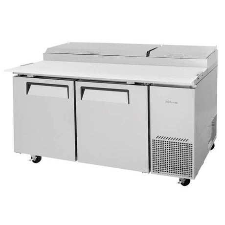 Turbo Air TPR-67SD-N 67" Refrigerated Pizza Prep Table - Kitchen Pro Restaurant Equipment